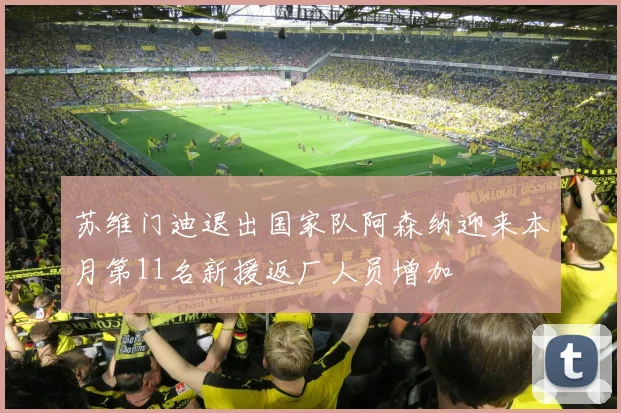 苏维门迪退出国家队阿森纳迎来本月第11名新援返厂人员增加
